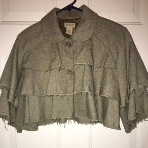 Anthropologie Elevenses Cropped jacket!